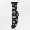 BS Mollie Visca Sock Hot Fudge Brown