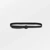 BS Solid Slim Zia Belt Black