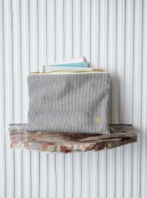BS Stripel Malin Mini Bag Off White/Green