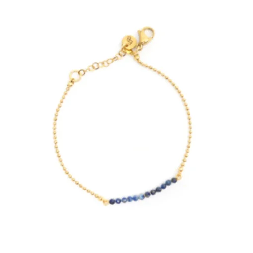 EB – armbandje met fijne steentjes blauw