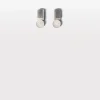 Lore Van Keer – aemil studs verticaal zilver