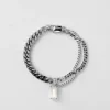 Lore Van Keer – credo armband met witte maansteen zilver