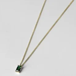 Lore Van Keer –  credo ketting met spinel toermalijn zilver verguld