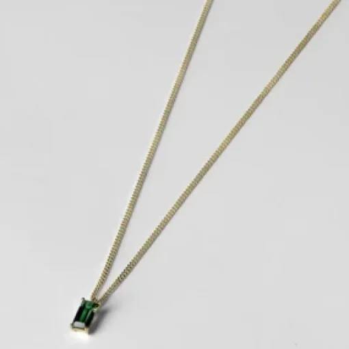 Lore Van Keer –  credo ketting met spinel toermalijn zilver verguld