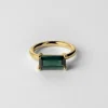 Lore Van Keer – credo ring met spinel toermalijn zilver verguld