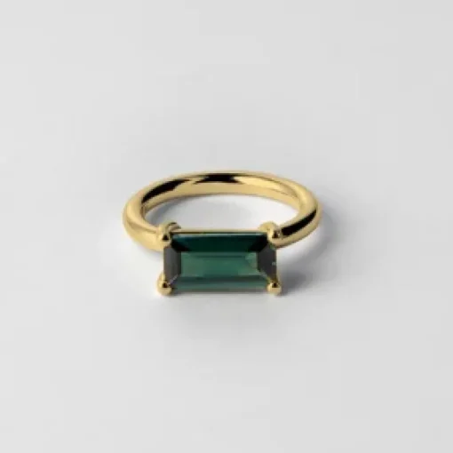 Lore Van Keer – credo ring met spinel toermalijn zilver verguld