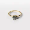 Lore Van Keer – lucem ring met onyx en toermalijn zilver verguld