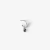 Lore Van Keer –  single oorring zilver met onyx
