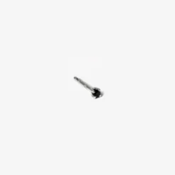 Lore Van Keer –  single stud met onyx zilver