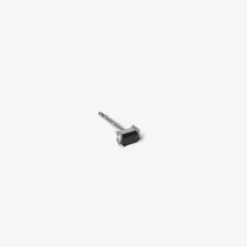 Lore Van Keer –  single stud zilver met onyx