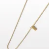Lore Van Keer – stereotype ketting zilver verguld