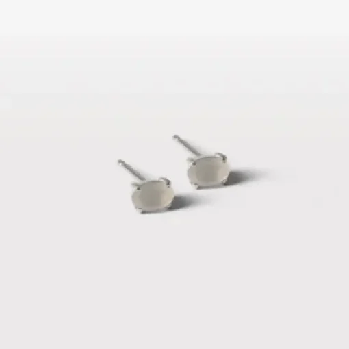 Lore Van Keer – tide studs met maansteen zilver