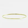 MHL – gehamerde bangle zilver verguld