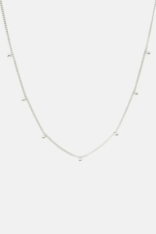 MHL – ketting met bolletjes zilver