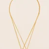 Wouters&Hendrix – dubbele ketting met signet ringen small