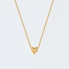 Wouters&Hendrix – ketting met gehamerd hartje