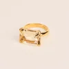 Wouters&Hendrix – ring met grote citrien kristal