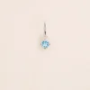 Wouters&Hendrix – single hoop met blauwe topaas