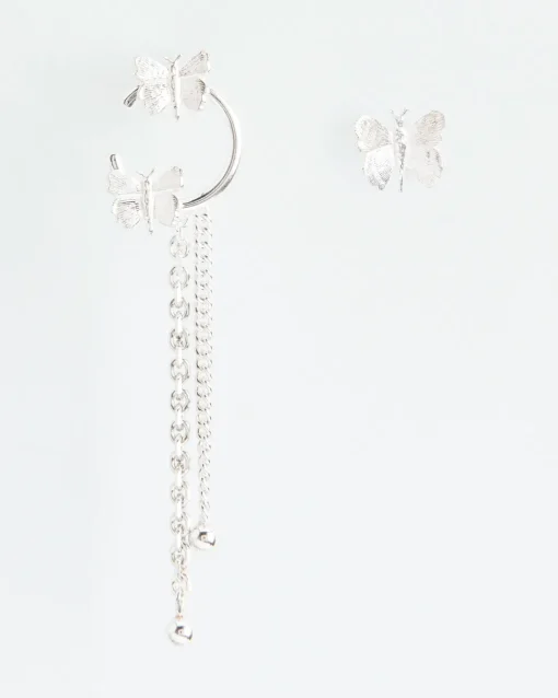 Wouters&Hendrix – studs met hoop en vlinders
